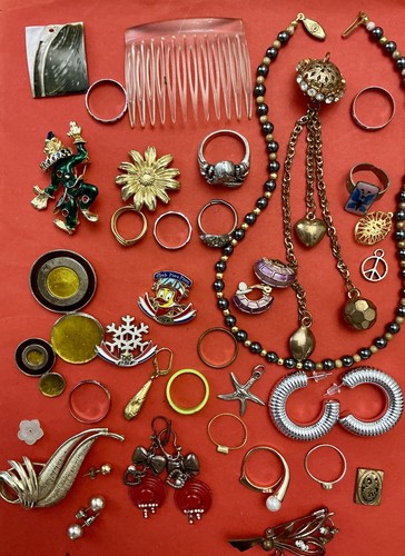 Lot bijoux vintage anciens - bijoux, /anciens