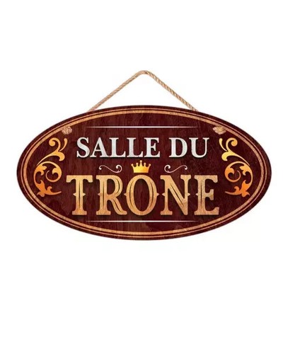 Plaque porte toilettes - de,