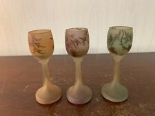 3 verres à liqueur Pâte de