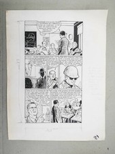 GIGI planche originale BTP travaux publics chantier