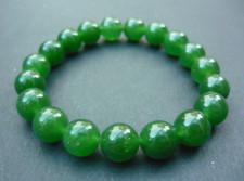 Bracelet de perles Jade de Taïwan 10mm, sur mesure pour Homme ou Femme