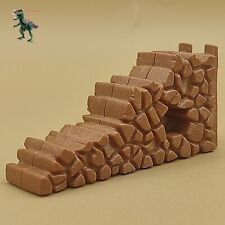 Playmobil tas de bois-pile de bois-bûcheron-ferme-forge-ranch ouest