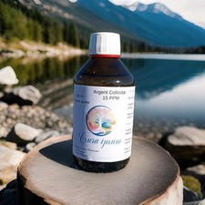 Argent Colloïdal 15 PPM - 250 ml - Haute qualité  - 100%Naturel - Antibactérien