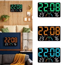Horloge murale LED avec