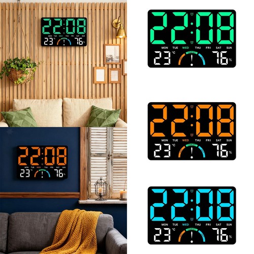 Horloge murale led avec - murale,