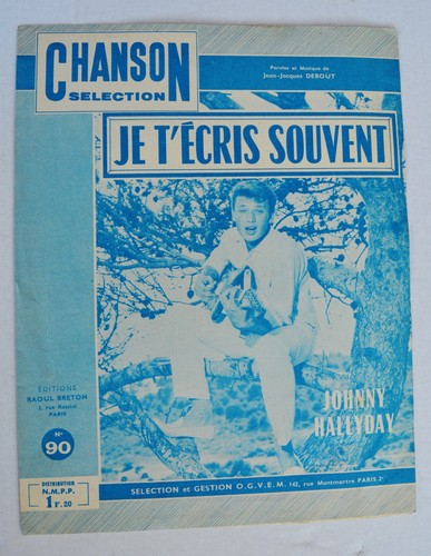 Partition johnny hallyday - partition, →
