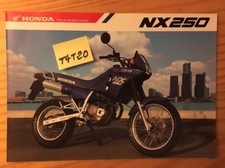 Honda NX250 250NX NX 250 prospectus moto brochure publicité dépliant