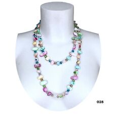 Collier Long Perles, Nacre