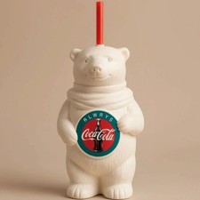 Gourde Publicitaire "Ours Polaire" en Plastique Coca-Cola