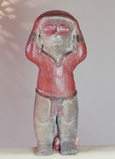 Statue ancienne en terre cuite