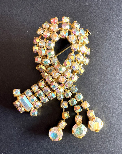 Bijou ancien broche - , strass