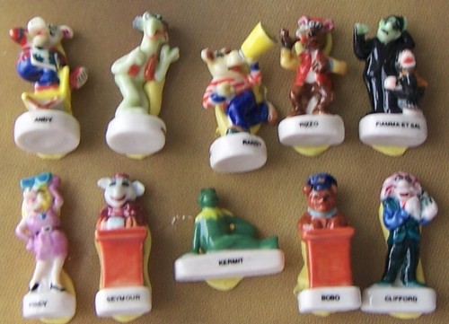 Série rare fèves - les, muppets
