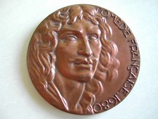 Médaille Comédie Française - Tournée aux Etats-Unis AMERIQUE - R. DELAMARRE 1955