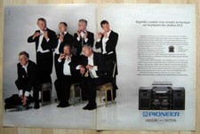 Publicité Papier - poste radio PIONEER de 1986