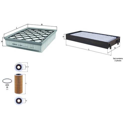 Knecht filter paket kit - knecht, filter-paket