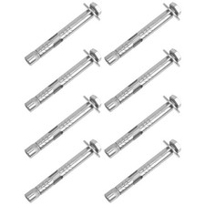  Lot de 8 chevilles d'expansion robustes avec écrou extérieur - Chevilles de