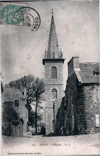 Cpa erquy l église - erquy,