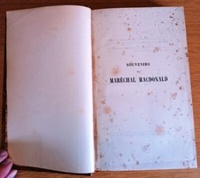  NAPOLEON - SOUVENIRS du MARECHAL MACDONALD, 2ème Edition de 1892.