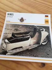 Horex scooter 250 Rebell 1956 Carte moto Collection Atlas Allemagne