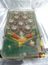 ANCIEN JOUET MECANIQUE VINTAGE FLIPPER DE TABLE CLOWN TOY