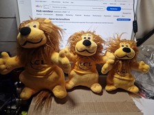 Lot De 3 Peluches Lion LCL le
