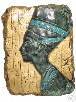 Bas relief néfertiti - relief, de