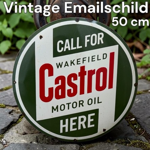 Castrol vintage plaque - vintage,