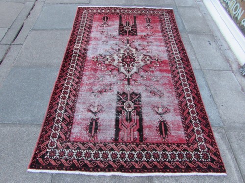 Tapis vintage oriental laine - tapis,