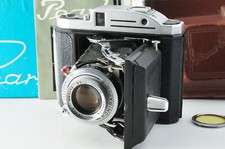 Boîte [ près De Mint ] Lecture Konica pearl II Télémètre Caméra 6x4.5 Hexar 75mm