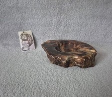 Cendrier en véritable albâtre sculpté à la main en Italie