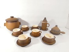 Service à Thé et Café Signé François Chapuis en Grès / 20th France / Vaisselle