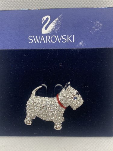 Signed swarovski pave crystal - signed, pave'