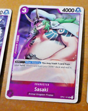 ONE PIECE ROMANCE DAWN ENGLISH CARD GAME CARTE SASAKI OP01-101 TCG ERRATA MINT