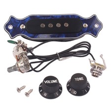 Blue Pearl 4String Cigar Box