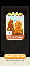 Cheval affamé carte - affamé,