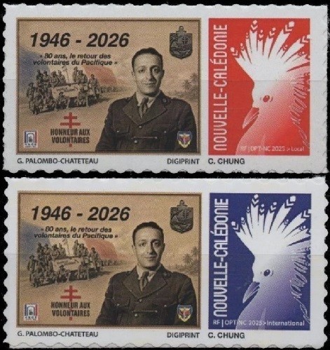 Timbres nouvelle calédonie - de, nouvelle-calédonie
