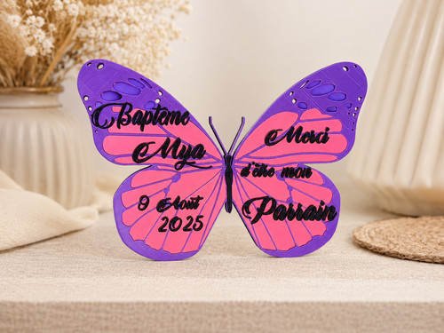 Papillon baptême - papillon,