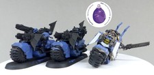 Warhammer 40k, Space Marine, Bike Moto, Dark Angel squad, plasma biker Ravenwing
