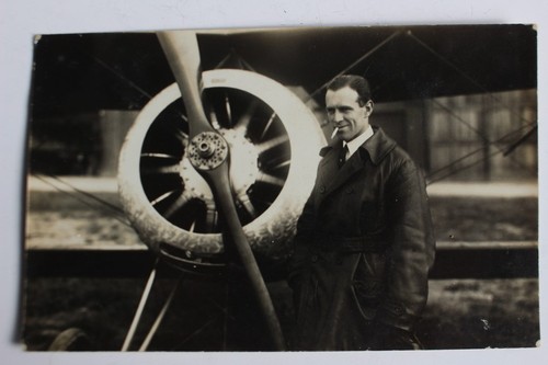 Carte photo aviateur - carte,