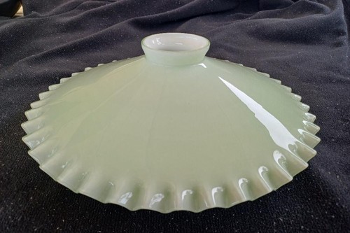 Abat jour opaline - abat, vert