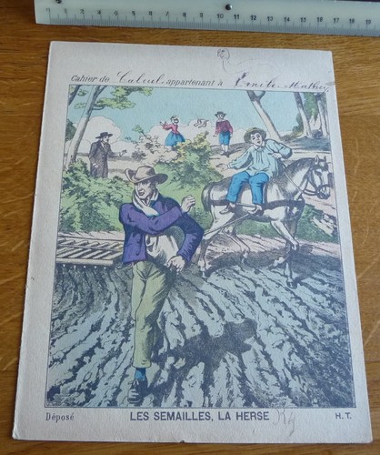 Ancien protège cahier - ancien, protège-cahier