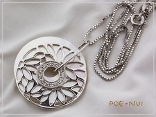 Collier cercle ajouré sur