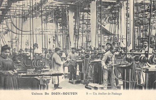 Cpa usines dion bouton - 92,