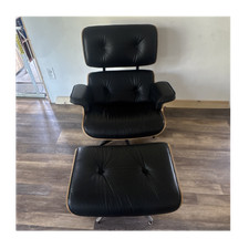 Replica Eames Black Leather