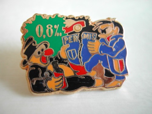 Pin humour permis voiture - pin's,