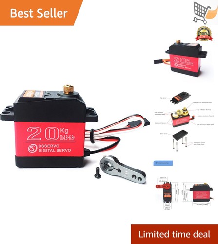 Digital servo 20kg - servo, waterproof