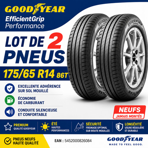 Lot pneus goodyear - de,