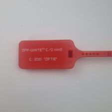 Zip Tie Tag RED 2021 "The Ten" Off White NEW