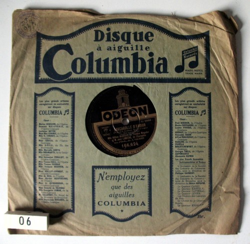Disque odéon 78t - odéon,