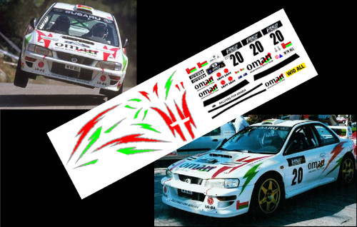 Decals subaru impreza - 1/43],